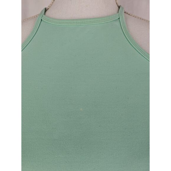 BUFFBUNNY WOMEN'S MINT GREEN RACERBACK TANK – SIZE SMALL – STRETCH FIT - Picture 2 of 11